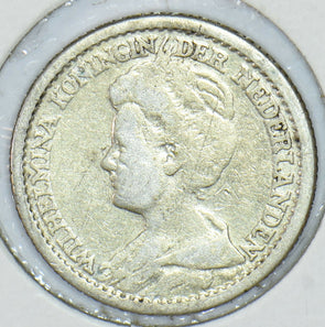 Netherlands 1910 25 Cents 291432 combine shipping