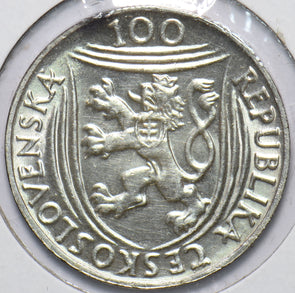 Czechoslovakia 1951 100 Korun Lion animal 240068 combine shipping