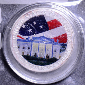 2005  1 Dollar  silver eagle white house BU0065 combine shipping