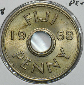 Fiji 1968 Penny 196325 combine shipping