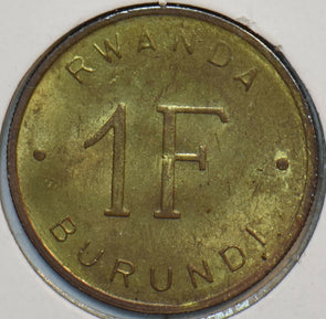 Burundi 1961 Franc Lion animal Rwanda and Burundi 297456 combine shipping