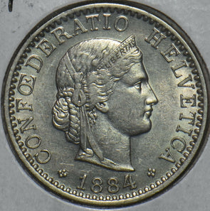Switzerland 1884 20 Rappen 196210 combine shipping