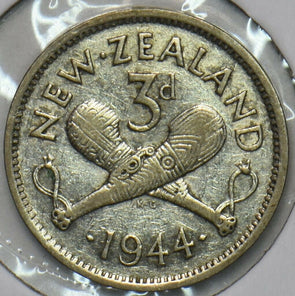 New Zealand 1944 3 Pence 903643 combine shipping