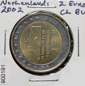 Netherlands 2002 2 Euro  900191 combine shipping