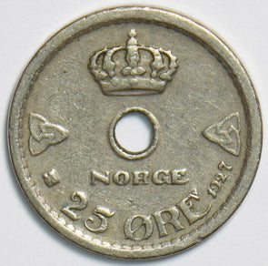 Norway 1927 25 Ore 152868 combine shipping