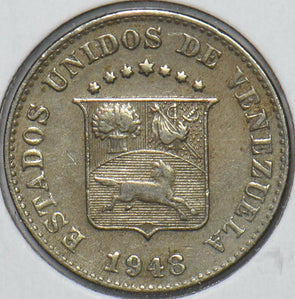 Venezuela 1948 5 Centimos Horse animal 195277 combine shipping