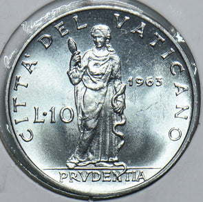 Vatican 1963 10 Lire 299021 combine shipping