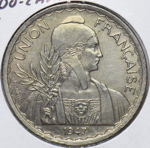 French Indo China 1947 Piastre 294051 combine shipping