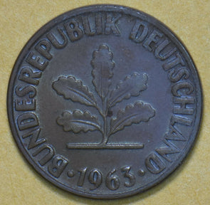 Germany 1963 2 Pfennig 192002 combine shipping