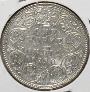 British India 1890 Rupee 490170 combine shipping