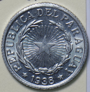 Paraguay 1938 2 Pesos UNC 193330 combine shipping
