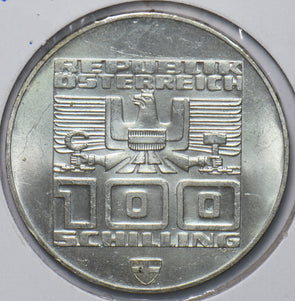Austria 1976 H 100 Schilling UNC KM 2928 293918 combine shipping