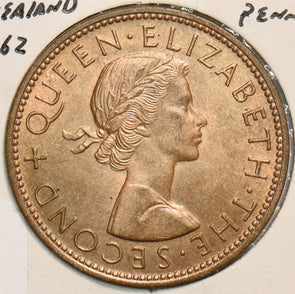 New Zealand 1962 Penny Tui bird 198981 combine shipping