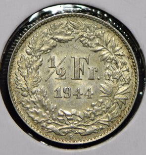 Switzerland 1944 1/2 Franc  150064 combine shipping