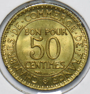 France 1922 50 Centimes 192107 combine shipping