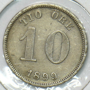 Sweden 1899 10 Ore 197042 combine shipping