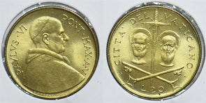 Vatican 1970 's 20 Lire 241053 combine shipping