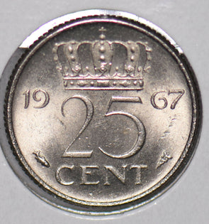 Netherlands 1967 25 Cents  900402 combine shipping