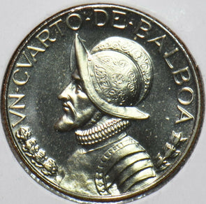 Panama 1967 1/4 Balboa Proof 195054 combine shipping