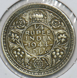 British India 1944 1/4 Rupee 150921 combine shipping