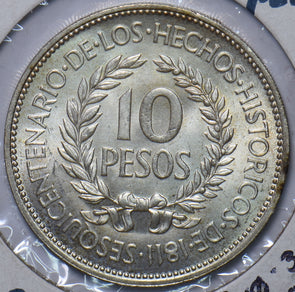 Uruguay 1961 Y 39 10 Pesos 294933 combine shipping