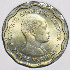 Ghana 1958 3 Pence 298424 combine shipping