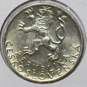 Czechoslovakia 1947 50 Korun Lion animal 294542 combine shipping
