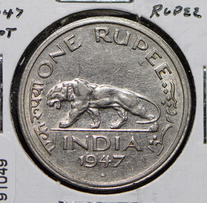 India British 1947 Rupee Lion animal  191049 combine shipping