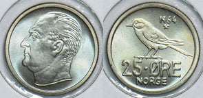 Norway 1964 25 Ore Bird 153872 combine shipping
