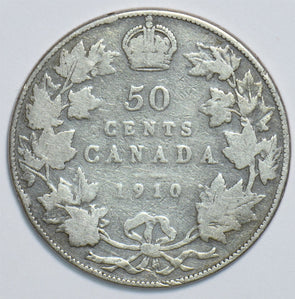 Canada 1910 50 Cents 298709 combine shipping