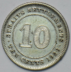 Straits Settlements 1926 10 Cents 903201 combine shipping