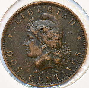 Argentina 1890 2 Centavos 193791 combine shipping
