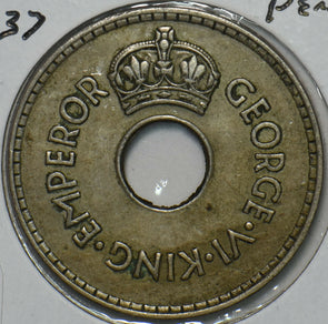 Fiji 1937 Penny 152323 combine shipping