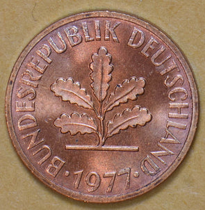 Germany 1977 2 Pfennig 292562 combine shipping