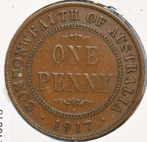 Australia 1917 Penny 240015 combine shipping