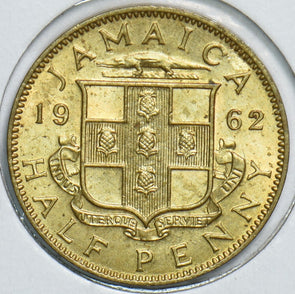 Jamaica 1962 1/2 Penny 198535 combine shipping