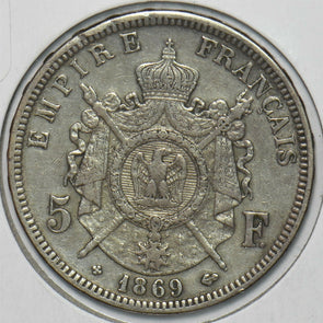 France 1869 A 5 Francs F0135 combine shipping