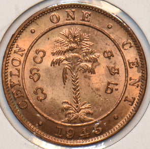 Ceylon 1945 Cent 295188 combine shipping