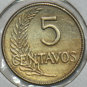 Peru 1918 5 Centavos 297672 combine shipping