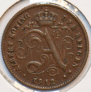 Belgium 1912 Centime Lion animal 193243 combine shipping