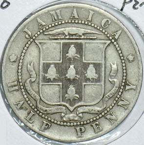 Jamaica 1920 1/2 Penny 198506 combine shipping