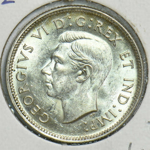 Canada 1942 25 Cents Caribouanimal BU 240881 combine shipping