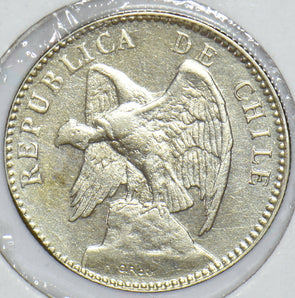 Chile 1919 20 Centavos Condor animal 291195 combine shipping