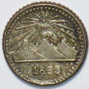 Guatemala 1893 1/4 Real Lion animal 293424 combine shipping