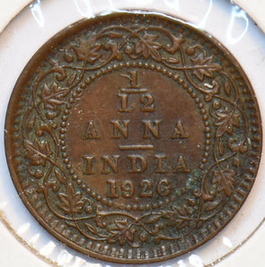British India 1926 B 1/12 Anna 902380 combine shipping