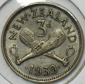 New Zealand 1939 3 Pence 903635 combine shipping