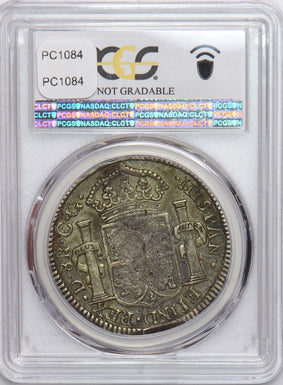Mexico 1821 D CG 8 Reales PCGS VF Durango. Calingo-1199 PC1084 combine shipping