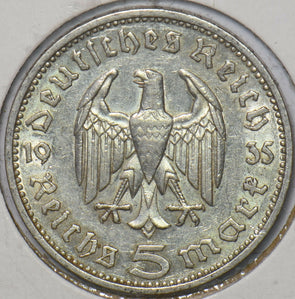 Germany 1935 J 5 Mark Eagle animal 240266 combine shipping