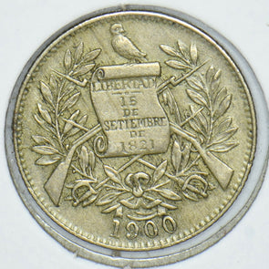 Guatemala 1900 1/2 Real Quetzal animal 291811 combine shipping
