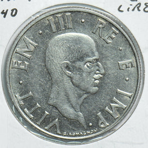 Italy 1940 2 Lire Eagle animal 198135 combine shipping